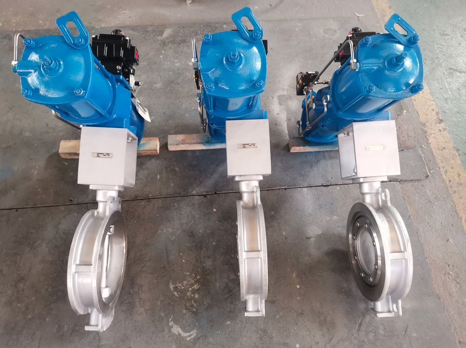 氣動軟密封蝶閥 氣動軟密封蝶閥